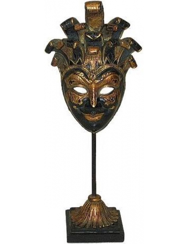Venetian mask on base 28 cm 8245.355